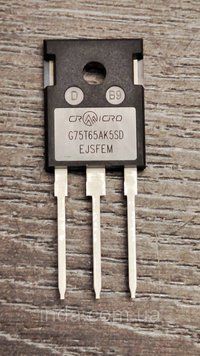 Транзистор G75T65AK5SD Оригинал!!! 90A/75A, 650V, IGBT, CRG75T65AK5SD (замена для G75T60AK3SD, CRG75T60AK3SD) 458 фото