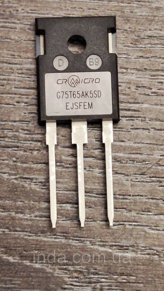 Транзистор G75T65AK5SD Оригинал!!! 90A/75A, 650V, IGBT, CRG75T65AK5SD (замена для G75T60AK3SD, CRG75T60AK3SD) 458 фото