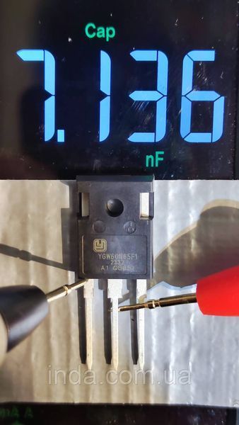 Транзистор YGW60N65F1 Оригінал!!! 120A/60A, 650V, IGBT (заміна для YGW50N65F1, DXG60N65HSE) TO247 60n60, 60n60 373 фото