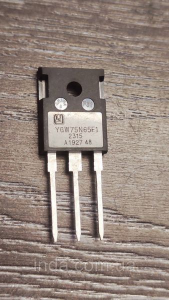 Транзистор YGW75N65F1 Оригинал!!! 150A/75A, 650V, IGBT (замена для YGW75N65HP) TO-247 374 фото