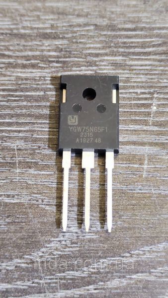 Транзистор YGW75N65F1 Оригинал!!! 150A/75A, 650V, IGBT (замена для YGW75N65HP) TO-247 374 фото