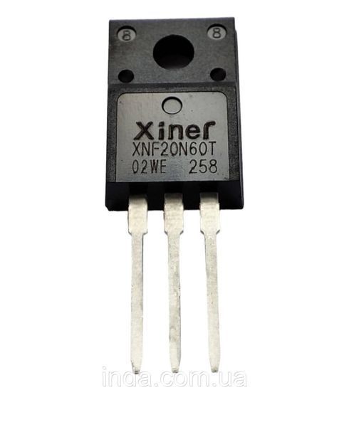 Транзистор XNF20N60T Оригінал!!! 20A, 600V, IGBT, TO-220F 398 фото