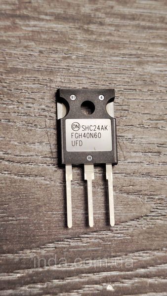 Транзистор FGH40N60UFD Оригинал!!! 80A/40A, 600V, IGBT (замена для FGH40N60SF, FGH40N60, 40N60) TO-247 375 фото