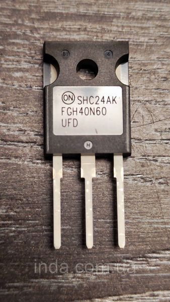 Транзистор FGH40N60UFD Оригинал!!! 80A/40A, 600V, IGBT (замена для FGH40N60SF, FGH40N60, 40N60) TO-247 375 фото