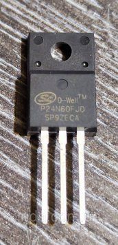 Транзистор P24N60FJD Оригинал!!! 24A/15A, 600V, MOSFET, TO-220F 420 фото