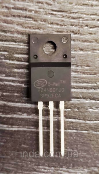 Транзистор P24N60FJD Оригинал!!! 24A/15A, 600V, MOSFET, TO-220F 420 фото