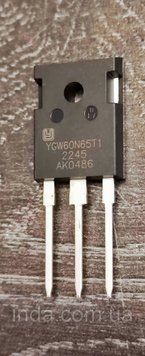 Транзистор YGW60N65T1 Оригинал!!! 120A/60A, 650V, IGBT (YGW50N65TF1, FGW60N65WE, 60G65WE, 60G65WD) TO247 422 фото
