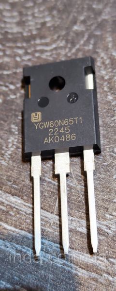 Транзистор YGW60N65T1 Оригинал!!! 120A/60A, 650V, IGBT (YGW50N65TF1, FGW60N65WE, 60G65WE, 60G65WD) TO247 422 фото