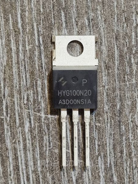 Транзистор HYG100N20NS1P Оригінал!!! 140A, 200V, MOSFET корпус TO-220 379 фото