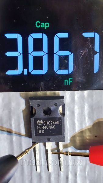 Транзистор FGH40N60UFD Оригінал!!! 80A/40A, 600V, IGBT (заміна для FGH40N60SF, FGH40N60, 40N60) TO-247 375 фото