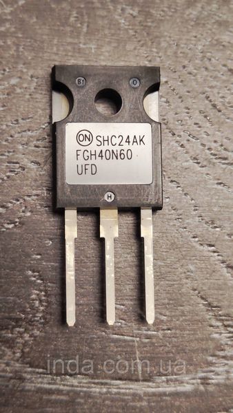 Транзистор FGH40N60UFD Оригінал!!! 80A/40A, 600V, IGBT (заміна для FGH40N60SF, FGH40N60, 40N60) TO-247 375 фото