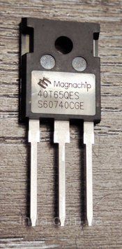 Транзистор 40T65QES Оригинал!!! 80A/40A, 650V, IGBT (MBQ40T65QES, 40T65FDSC, MBQ40T65FESC, 40T65FES) TO247 426 фото