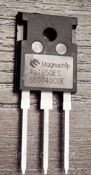 Транзистор 40T65QES Оригинал!!! 80A/40A, 650V, IGBT (MBQ40T65QES, 40T65FDSC, MBQ40T65FESC, 40T65FES) TO247 426 фото