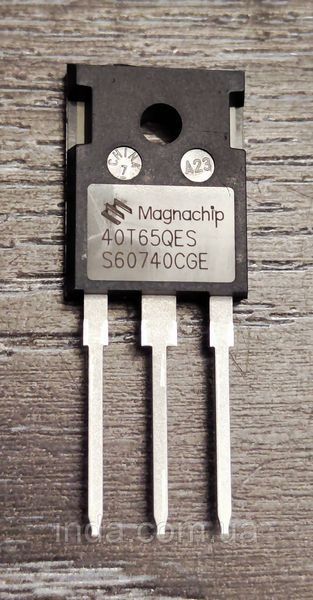 Транзистор 40T65QES Оригинал!!! 80A/40A, 650V, IGBT (MBQ40T65QES, 40T65FDSC, MBQ40T65FESC, 40T65FES) TO247 426 фото