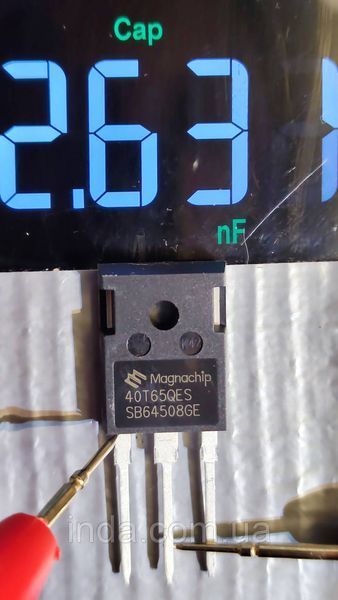 Транзистор 40T65QES Оригинал!!! 80A/40A, 650V, IGBT (MBQ40T65QES, 40T65FDSC, MBQ40T65FESC, 40T65FES) TO247 426 фото
