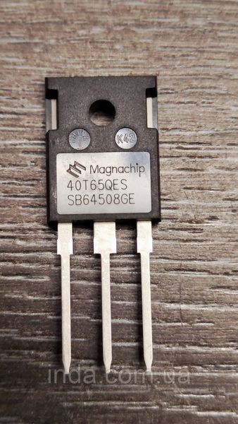 Транзистор 40T65QES Оригинал!!! 80A/40A, 650V, IGBT (MBQ40T65QES, 40T65FDSC, MBQ40T65FESC, 40T65FES) TO247 426 фото
