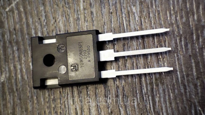 Транзистор YGW50N65F1 Оригінал!!! 100A/50A, 650V, IGBT (заміна для YGW40N65F1) TO247 50n65, 50n65 401 фото