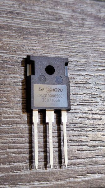 Транзистор CRJQ190N65GCF Оригінал!!! 23A/15A, 650V, MOSFET (CRJQ190N65GC) TO-247 427 фото