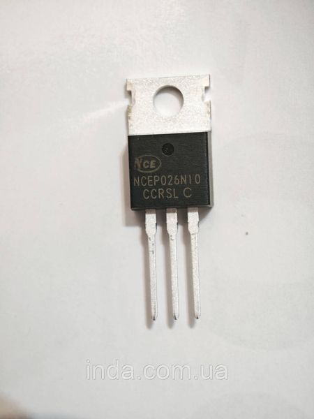 Транзистор NCEP026N10Оригінал!!! 200A/142A, 100V, MOSFET корпус TO-220 074 фото