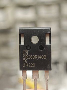 Транзистор SRC60R140BTG Оригинал!!! 25A/11A, 600V, MOSFET (Замена CRJQ190N65GCFGG , SRC60R140BTFG TO-247 518 фото