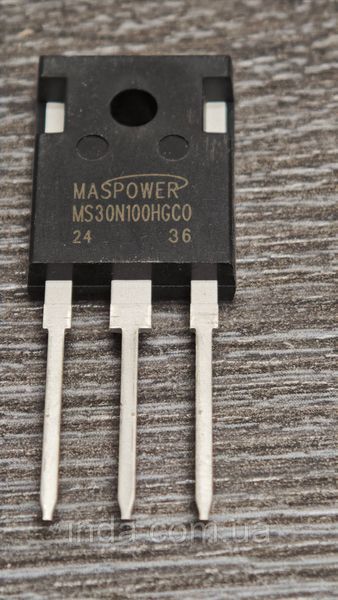 Транзистор MS30N100HGCO Оригинал!!! 30A, 1000V, MOSFET, TO-247 487 фото