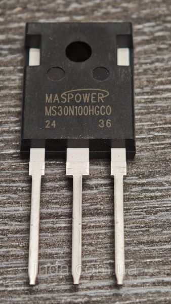 Транзистор MS30N100HGCO Оригинал!!! 30A, 1000V, MOSFET, TO-247 487 фото