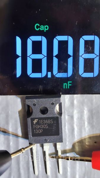 Транзистор FGH30S130P Оригінал!!! 60A/30A, 1300V, IGBT, TO-3P 389 фото