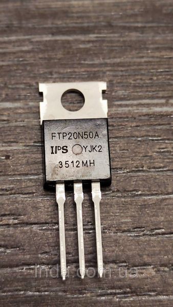 Транзистор FTP20N50A Оригинал!!! 20A, 500V, MOSFET, TO-220 452 фото