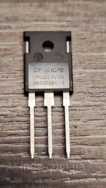 Транзистор CRSQ027N10N Оригінал!!! 240A/177A, 100V, MOSFET, TO-247 454 фото