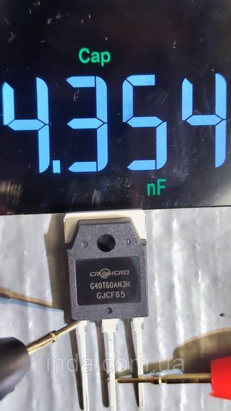Транзистор G40T60AN3H Оригінал! 80A/40A, 600V, IGBT, CRG40T60AN3H TO-3P 405 фото